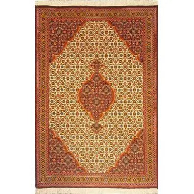 One Of The Kind Persian Tabriz Rug 4'8" x 3'3"